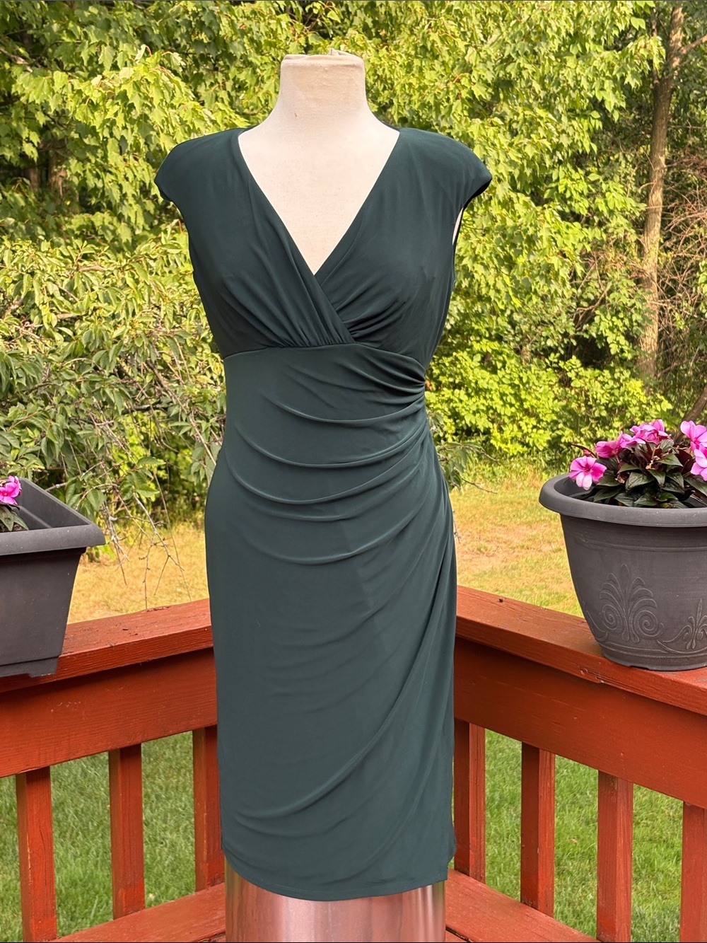 NWT Ralph Lauren Forest Green Dress